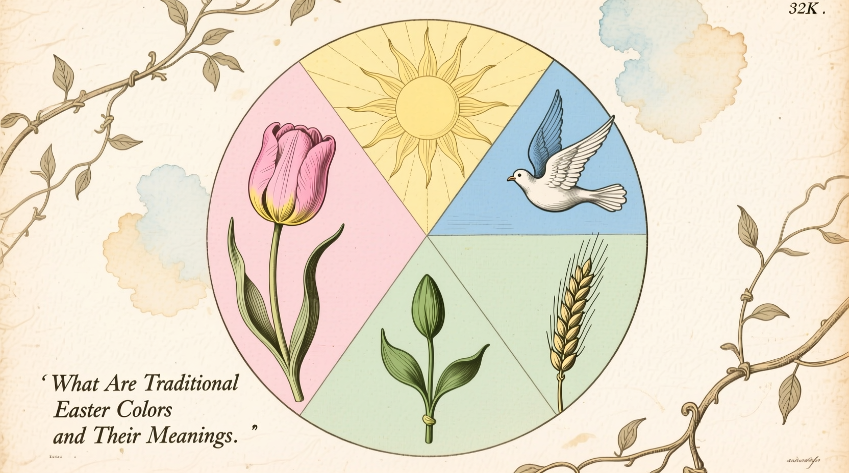 what are traditional easter colors