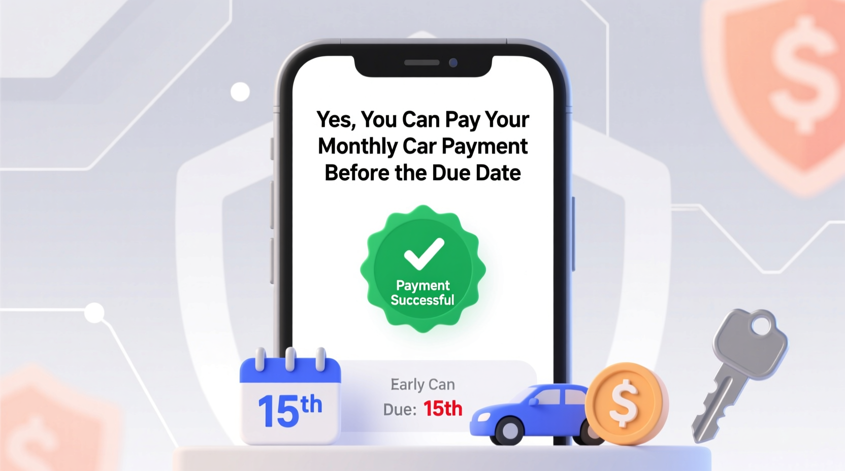 can i pay my monthly car payment before due date