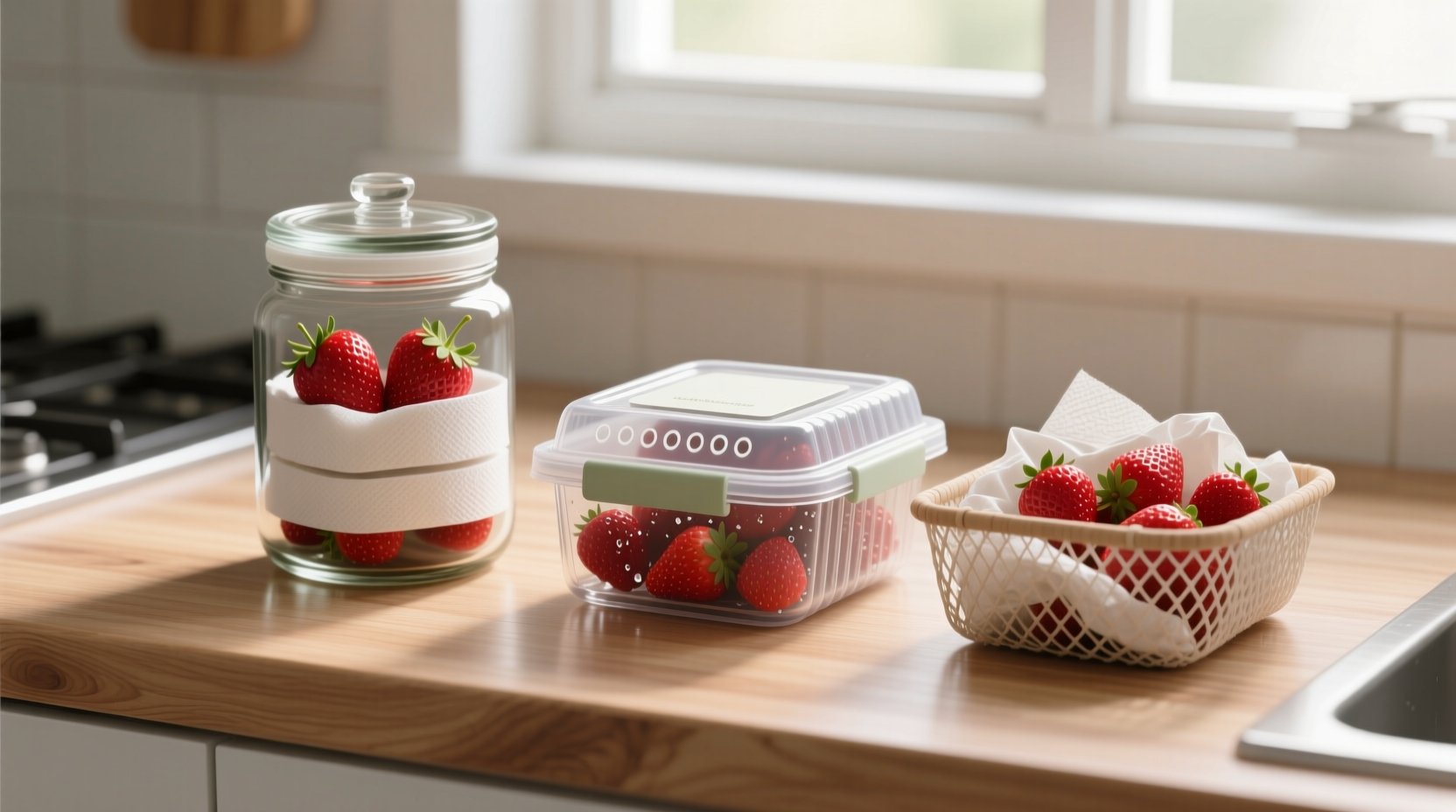 how to store strawberries