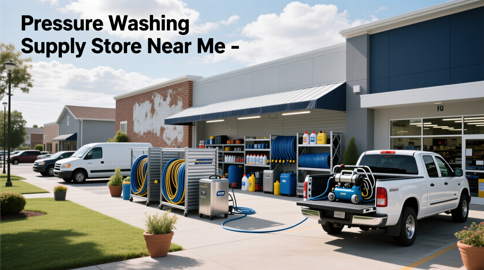 How to Find a Pressure Washing Supply Store Near Me