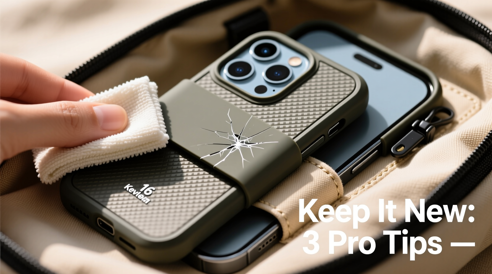 effective tips to prevent scratches on your iphone 16 kevlar case and keep it looking new