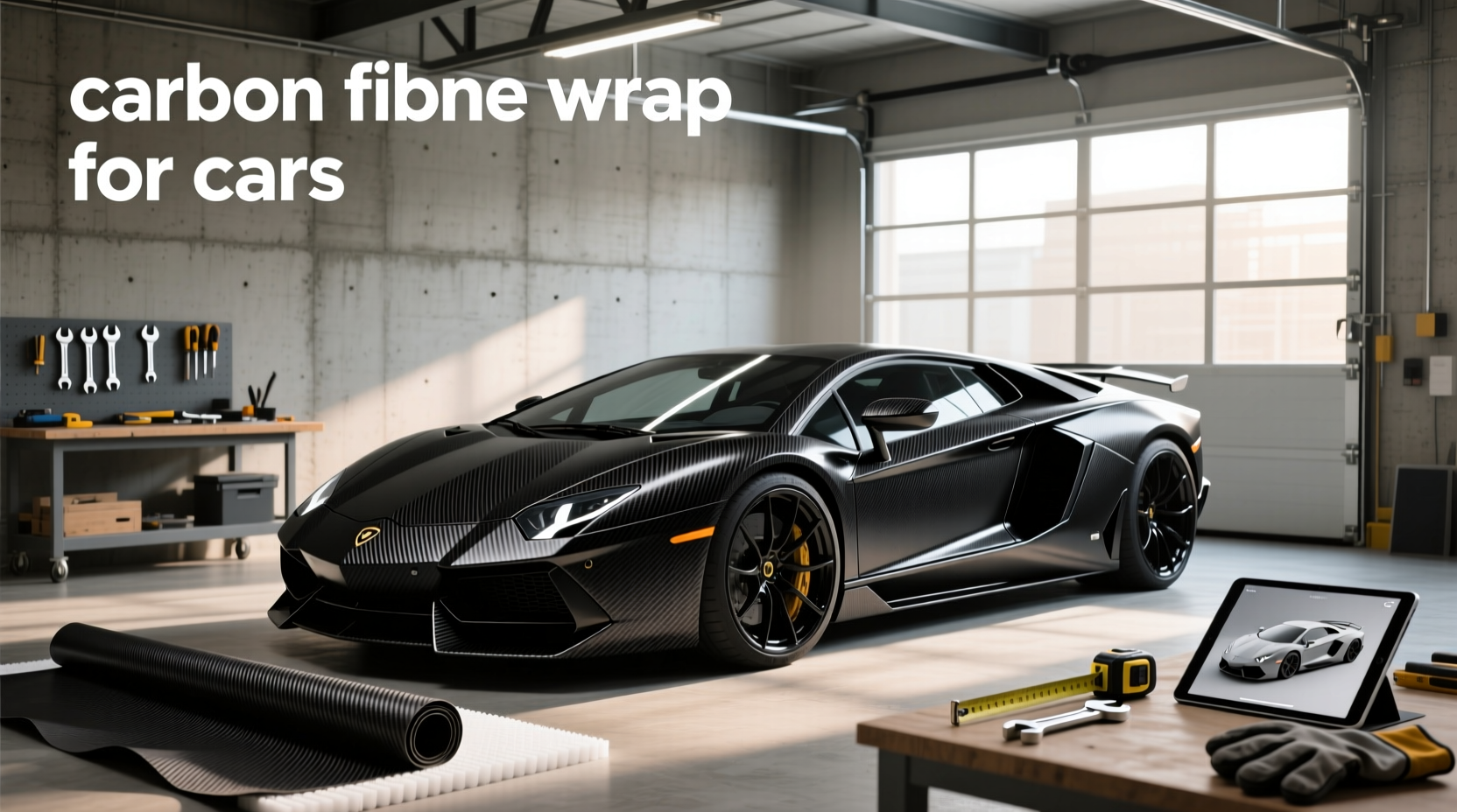 How to Choose & Install Carbon Fibre Wrap for Cars