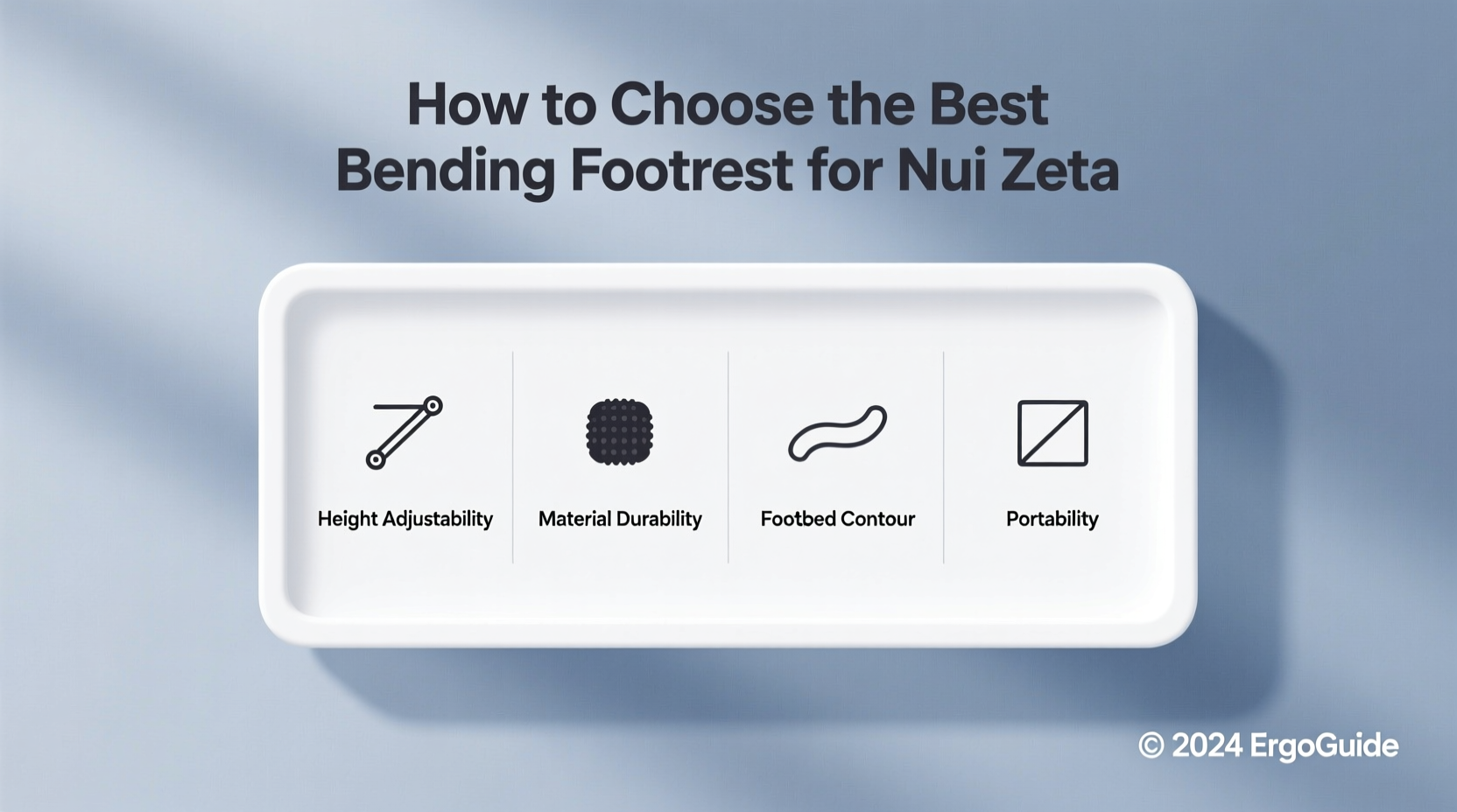 bending footrest for nui zeta