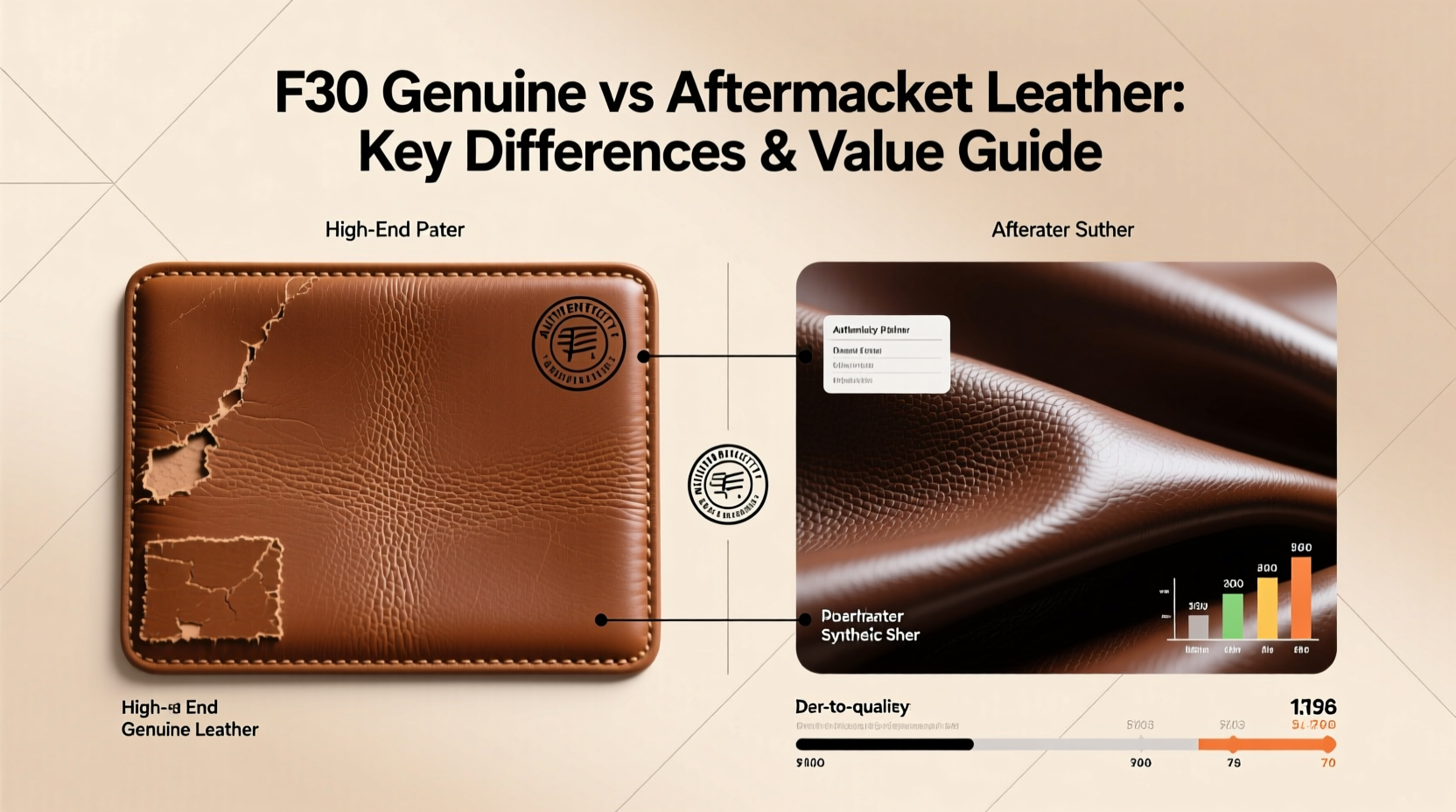 f30 leather genuine vs aftermarket