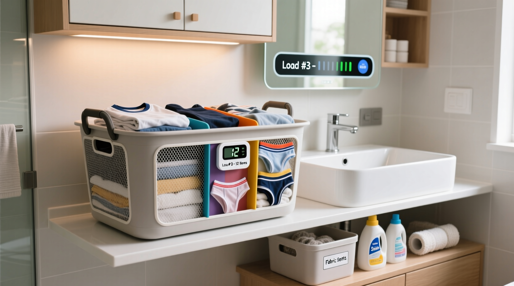 maximizing efficiency how to use a large capacity bath basket for laundry and organization