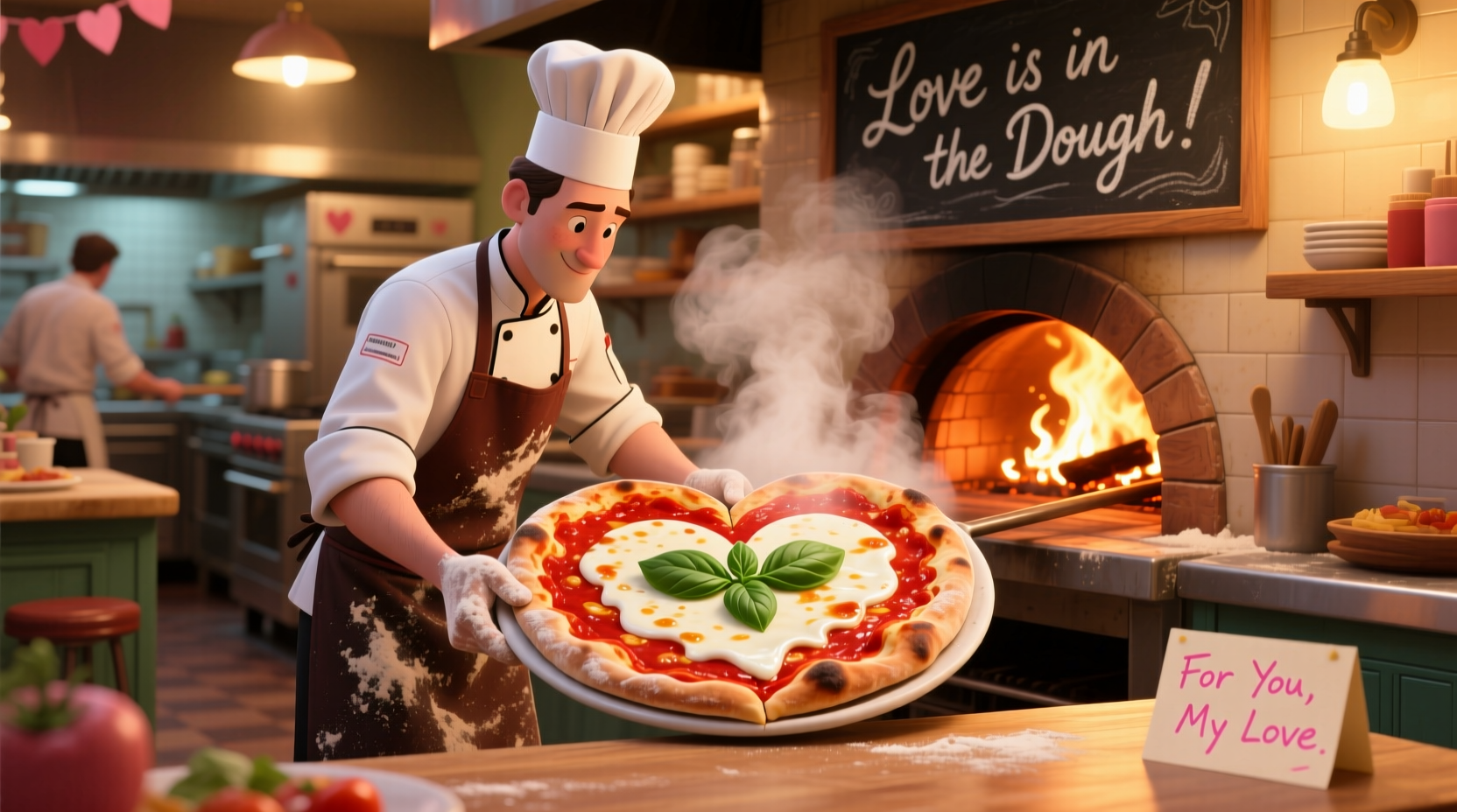 who does heart pizzas for valentines day