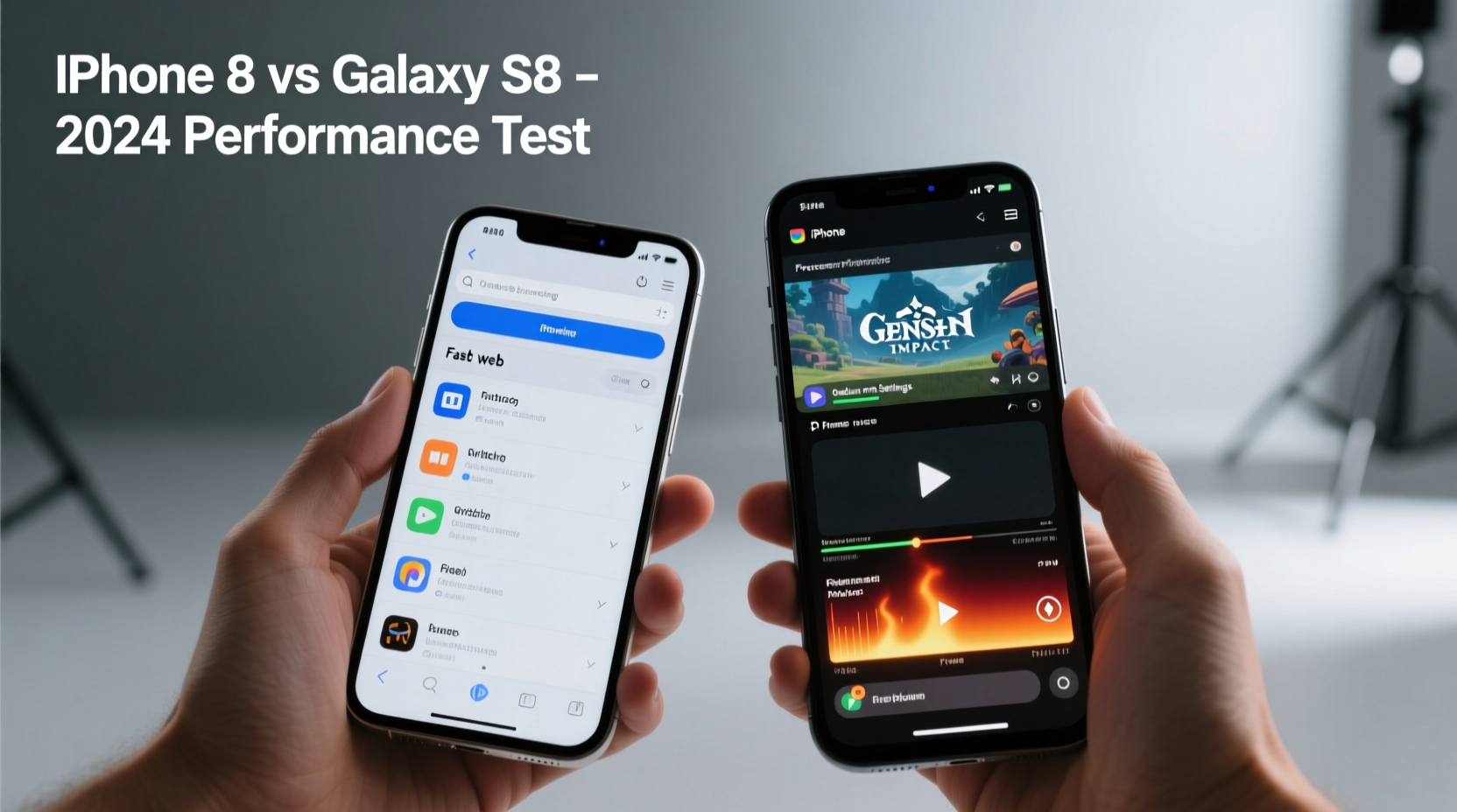 iphone 8 or galaxy s8 in 2024 is the processor speed difference noticeable for daily use