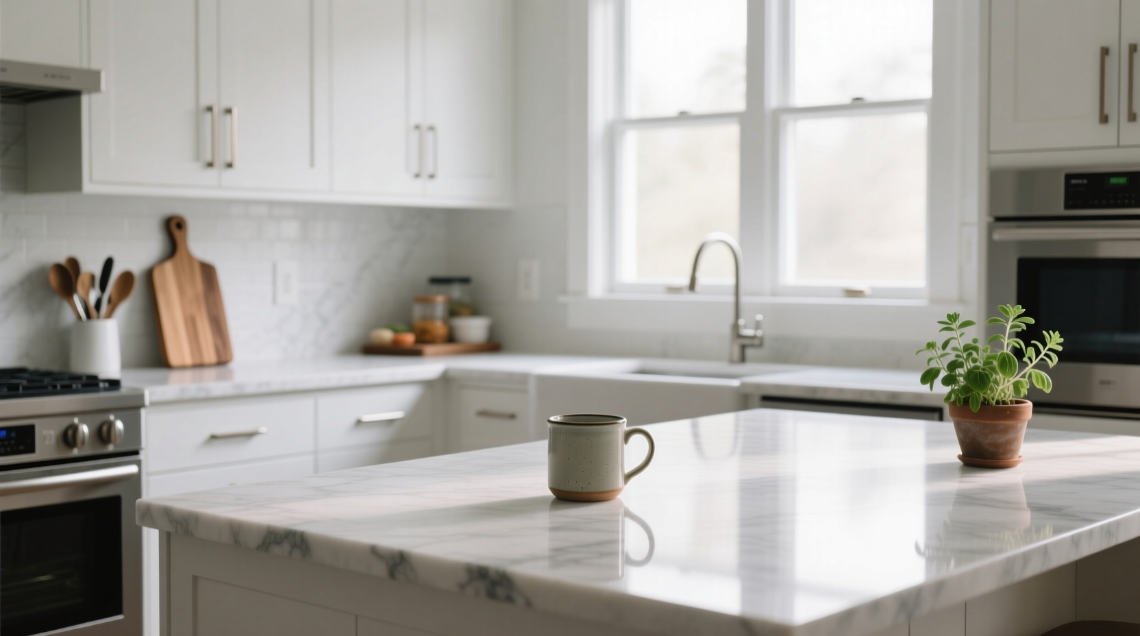 how to clear kitchen counters and keep them clear