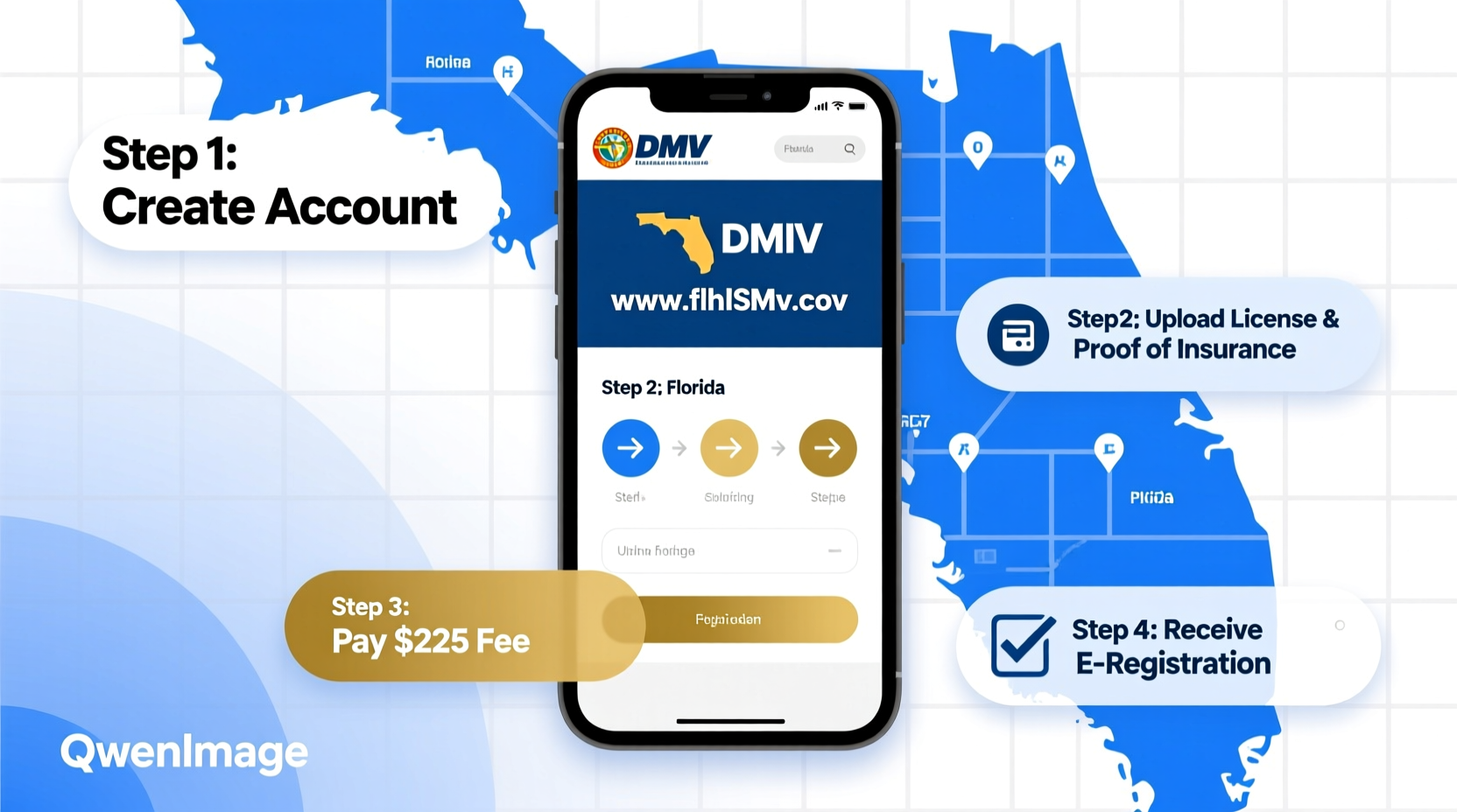 can i register my car online in florida