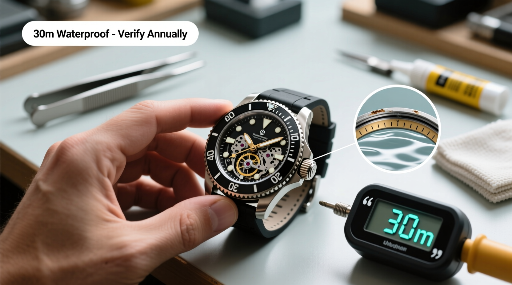 practical methods to verify and maintain your watchs 30m waterproof rating safely