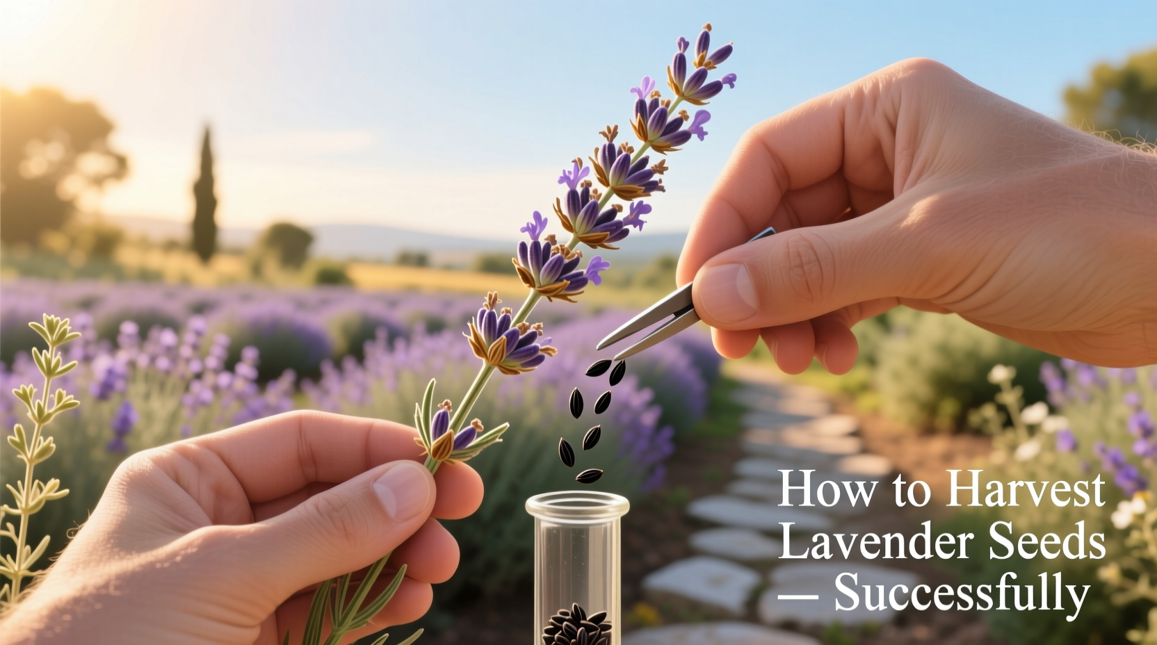 how to harvest lavender seeds