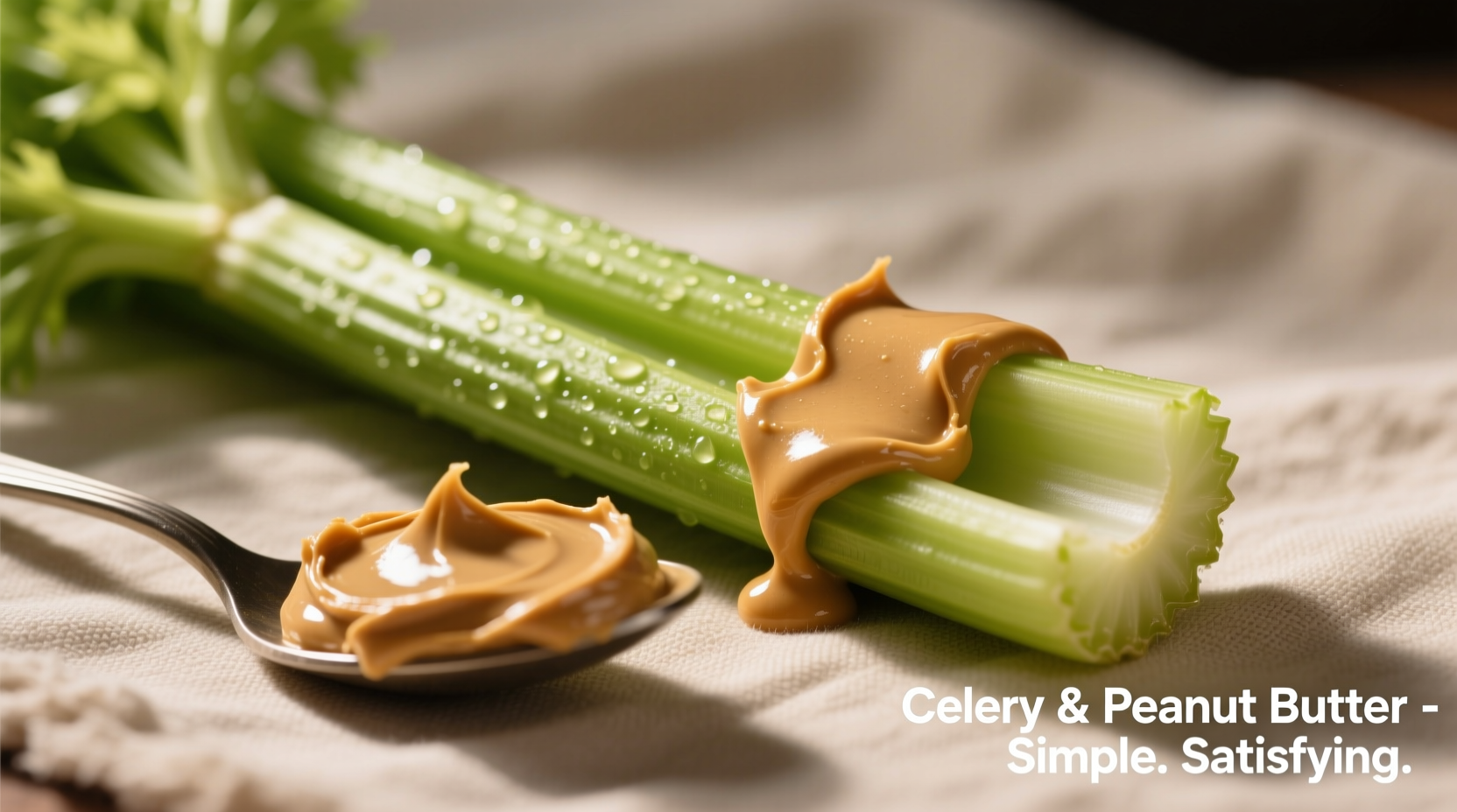 celery and peanut butter