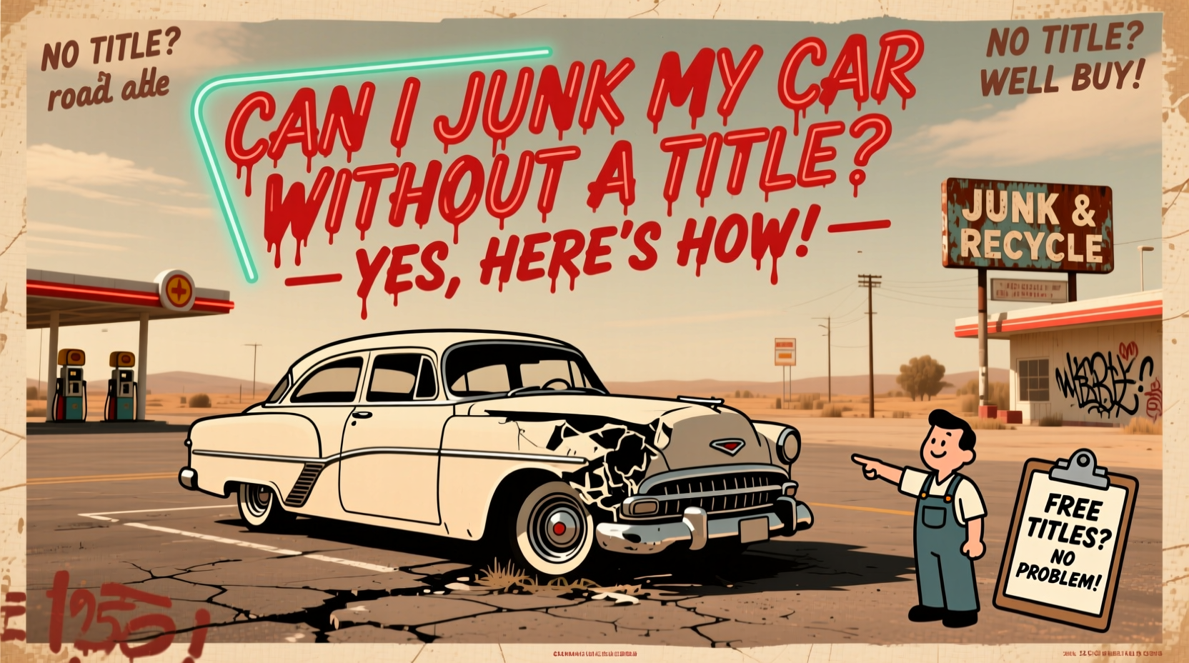 can i junk my car without title