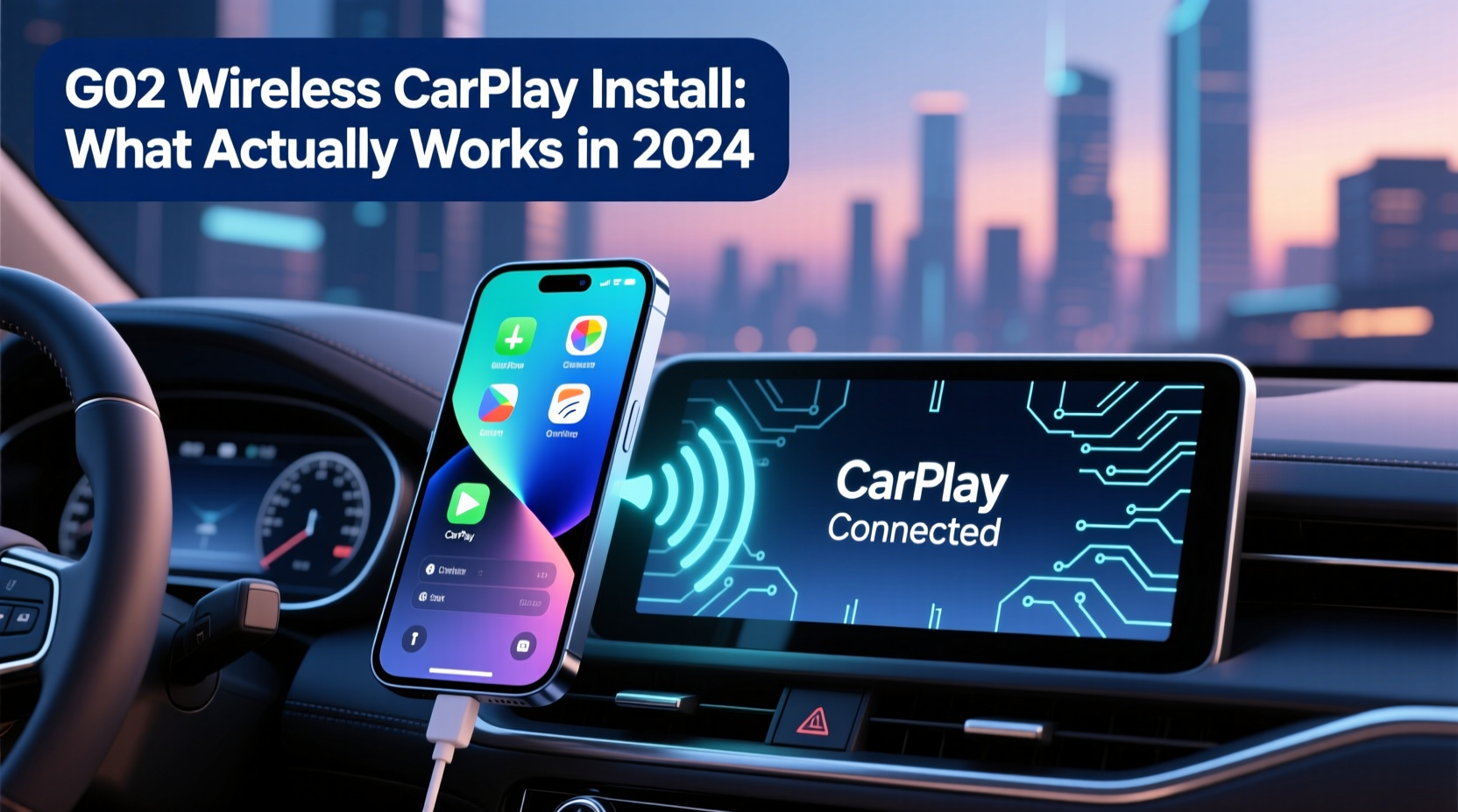 G02 Wireless CarPlay Install: What Actually Works in 2024