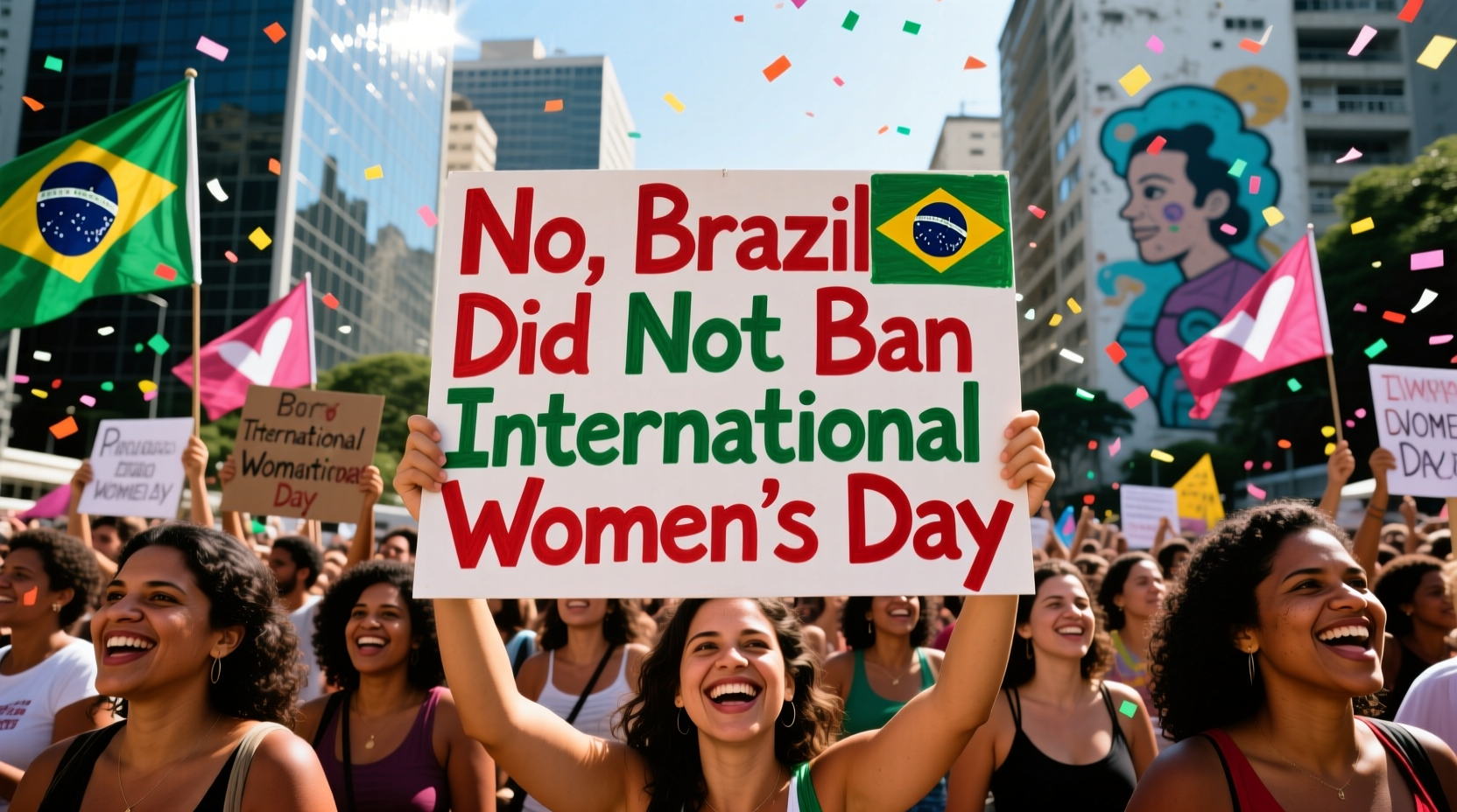 did brazil ban international womens day