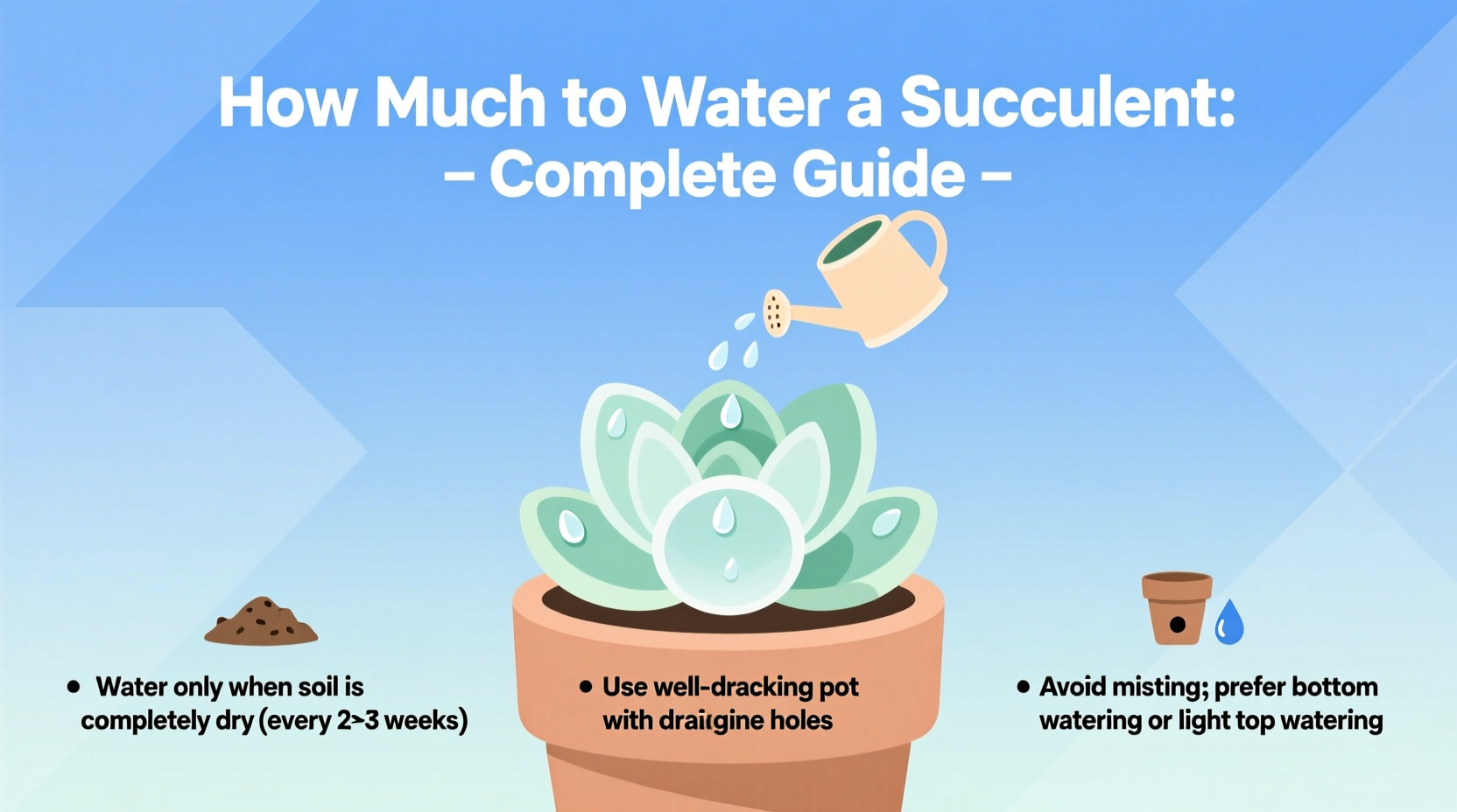 how much should you water a succulent