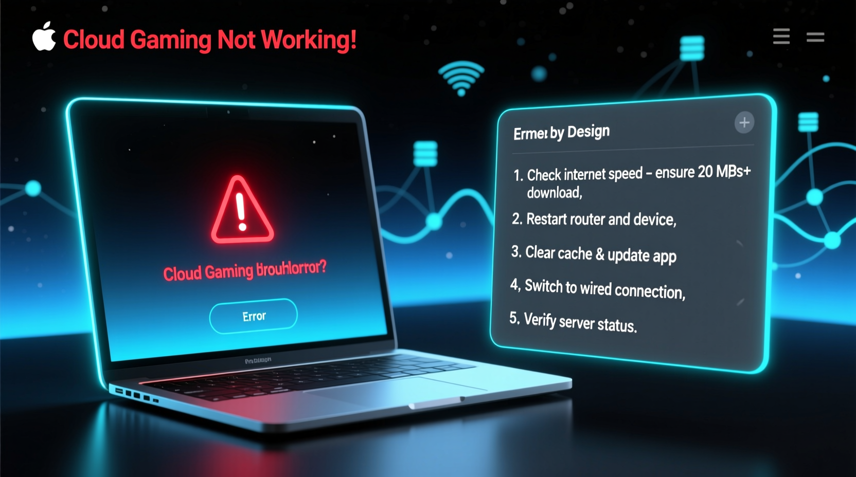 cloud gaming not working troubleshooting quick fixes