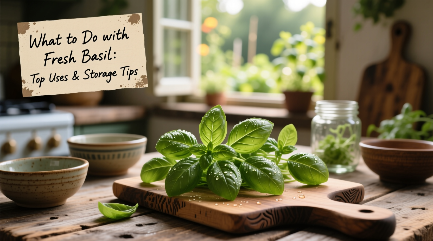What to Do with Fresh Basil: Top Uses & Storage Tips