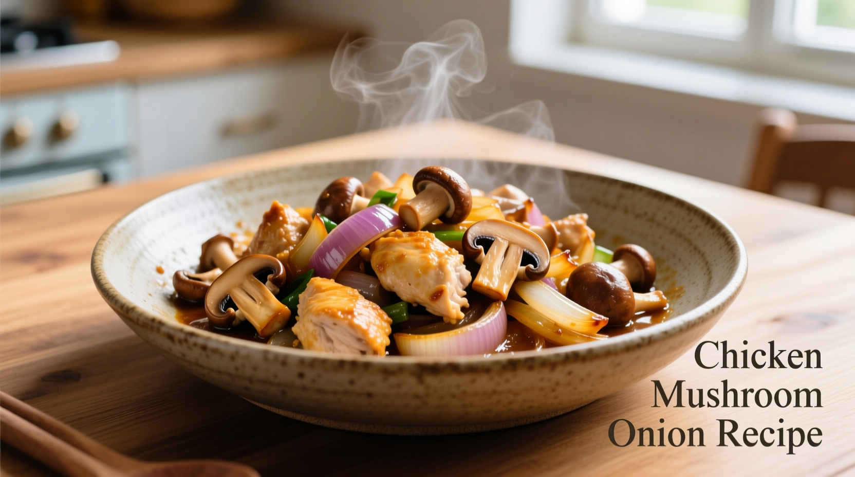 chicken mushroom onion recipe