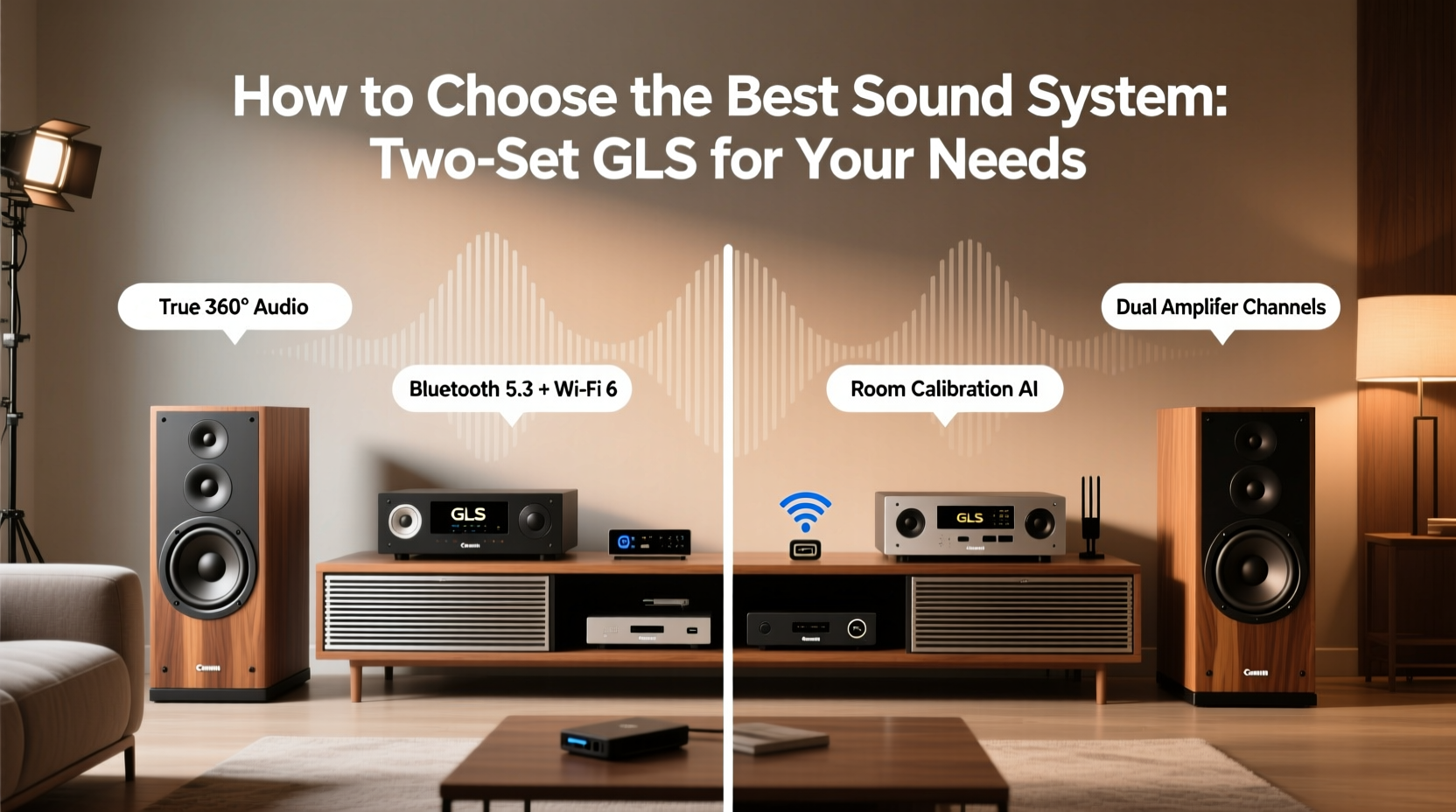 sound system two set gls
