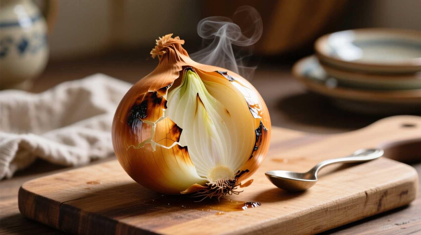 baked whole onion