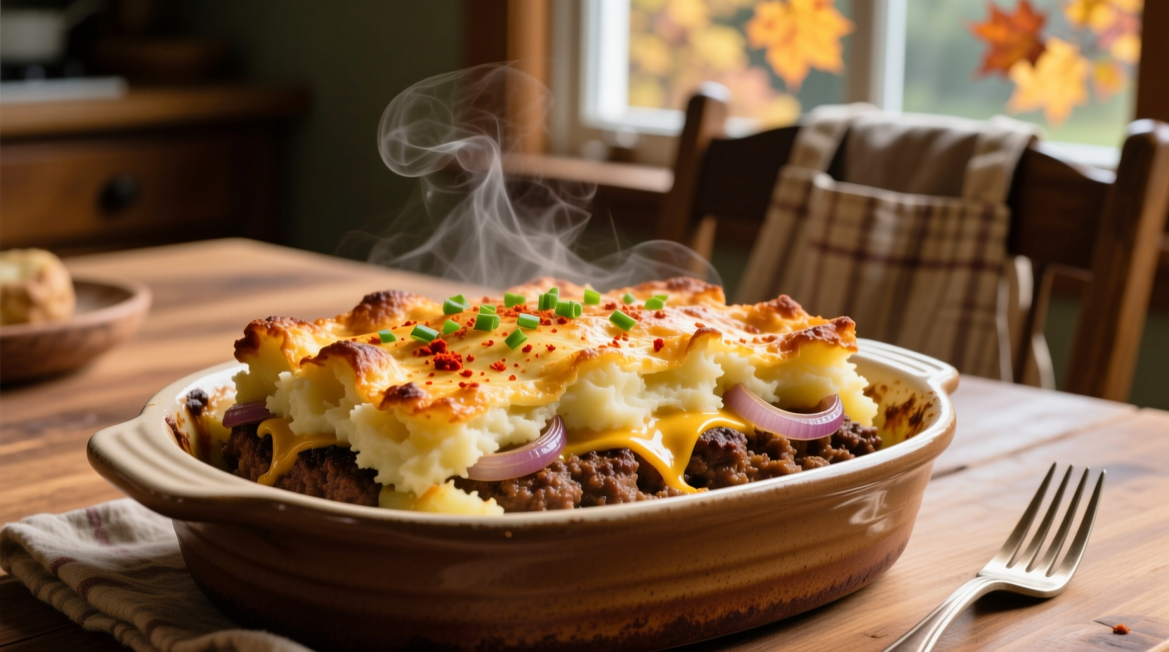 hamburger and mashed potato casserole