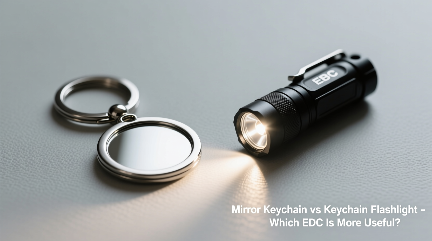 mirror keychain vs keychain flashlight which edc is actually more useful