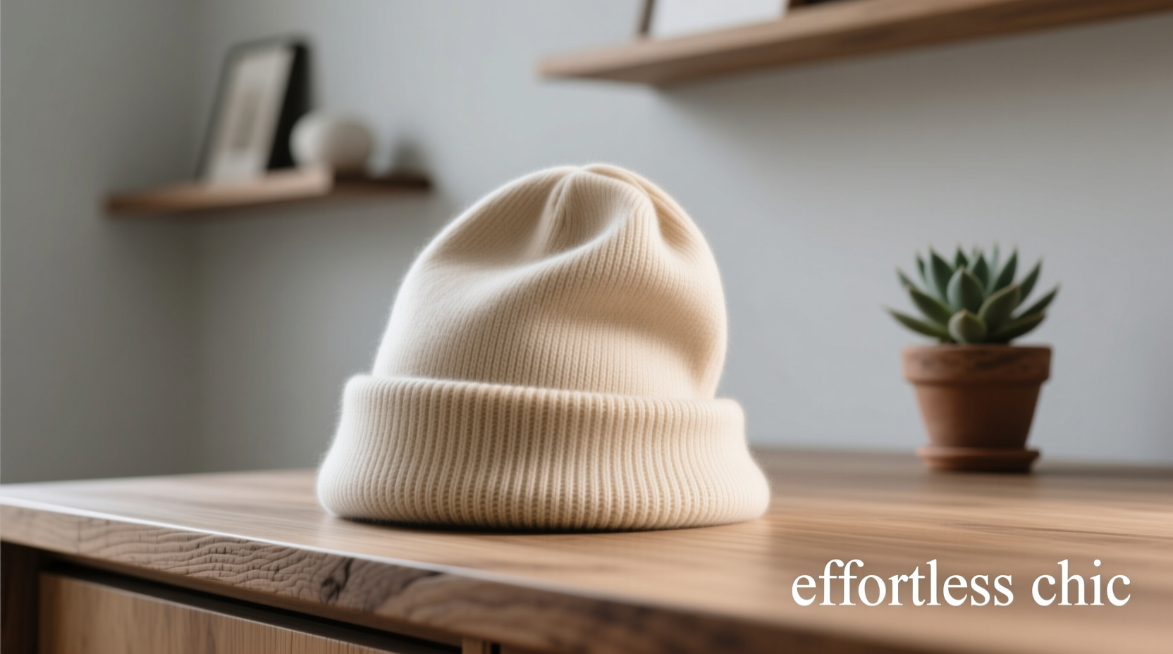 effortless chic styling a minimalist wool beanie with neutral colors for any occasion