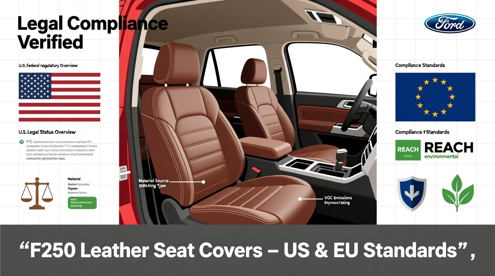 f250 leather cover legality