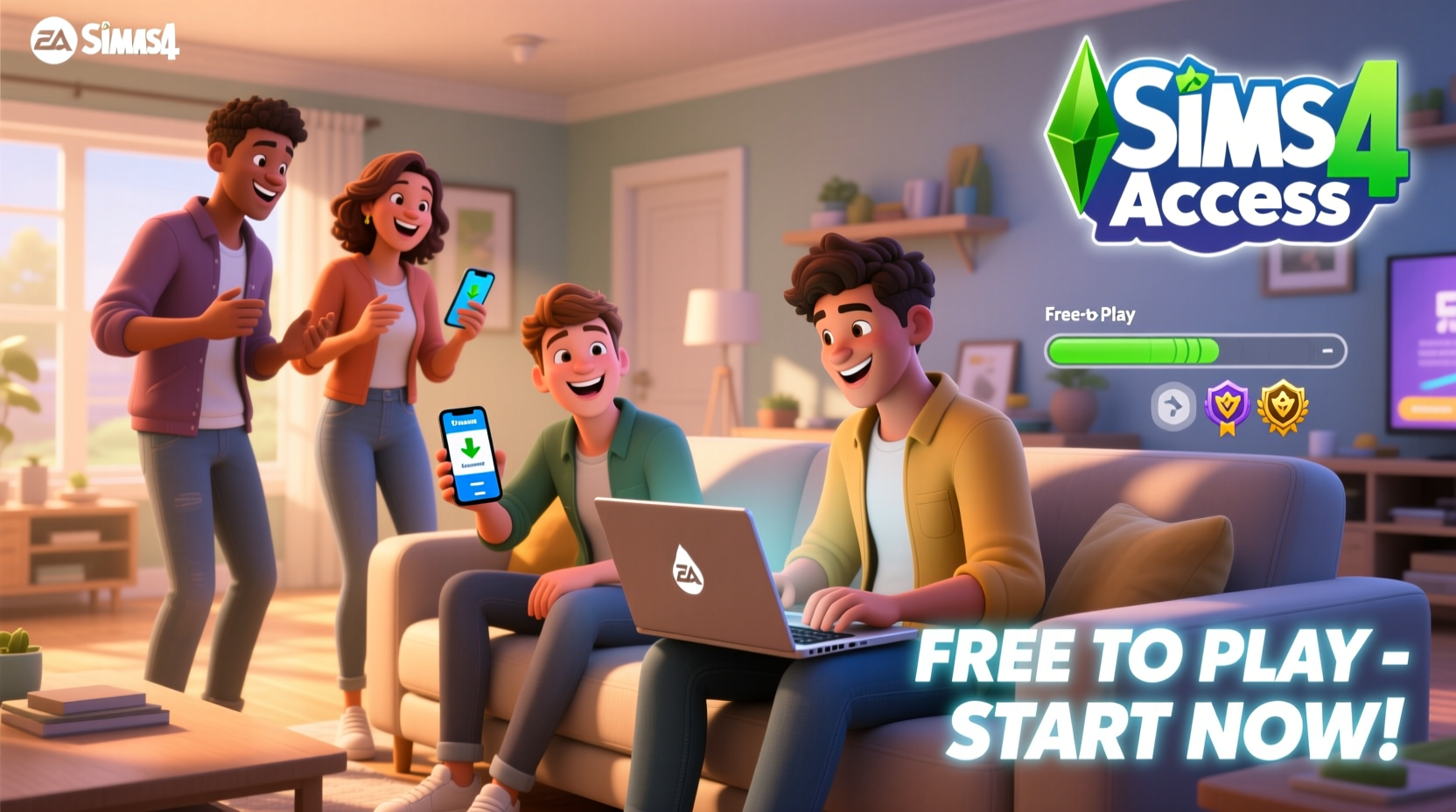 why is sims 4 free understanding eas decision access