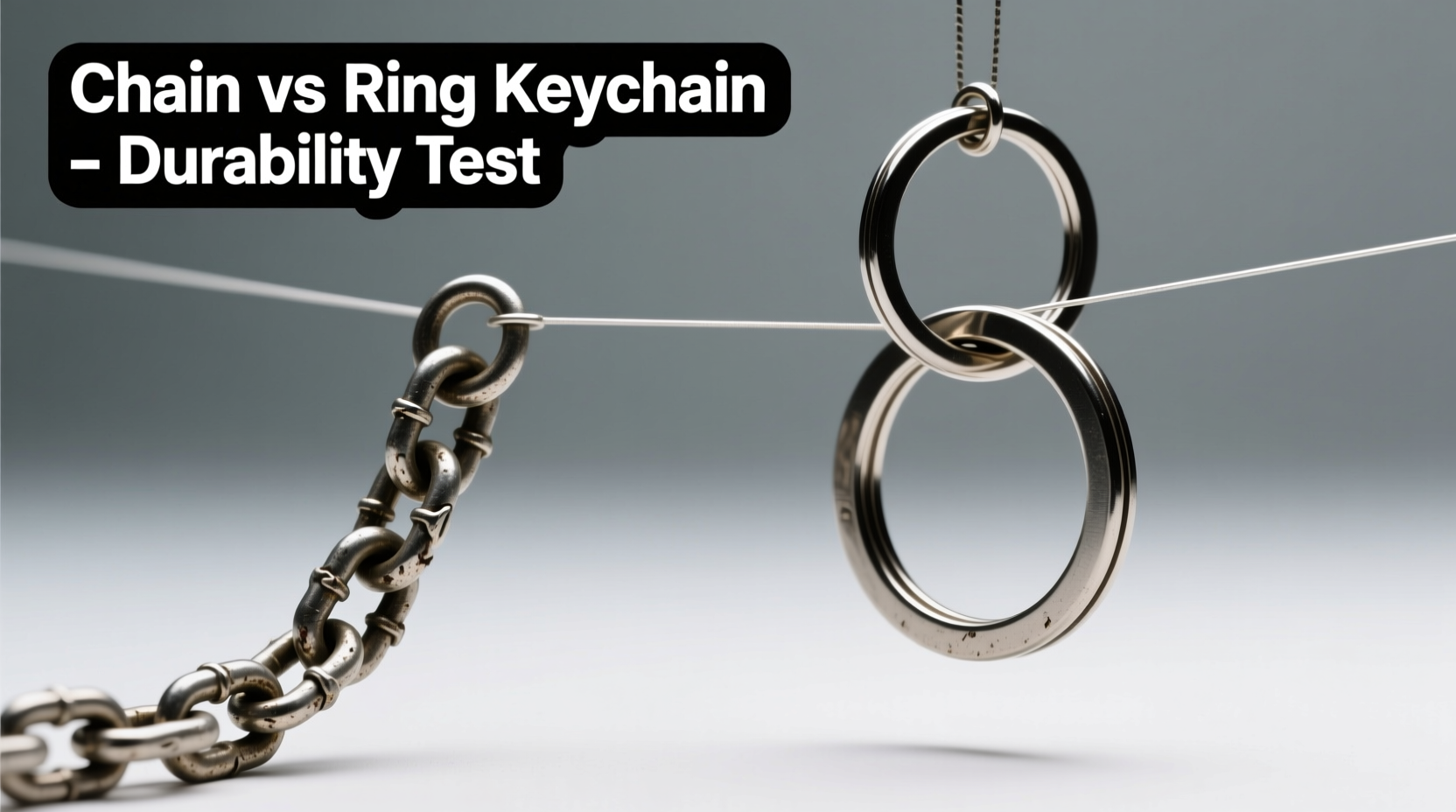 chain keychain vs ring keychain which ones less likely to break