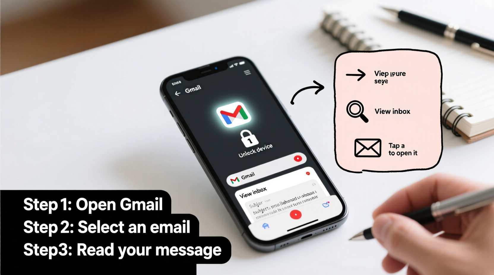 step by step guide how to open and read your gmail emails easily