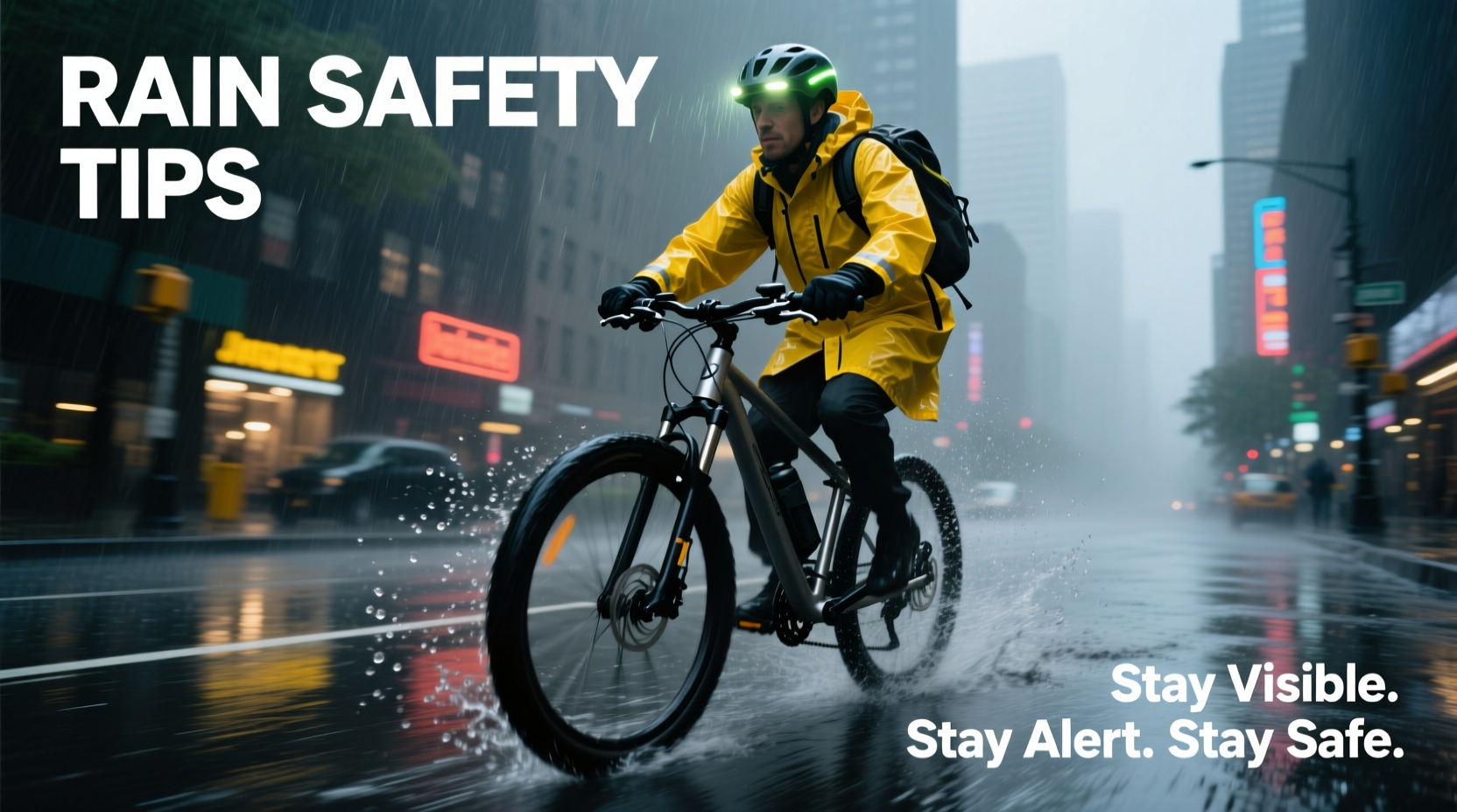 rainy commute paddle safety