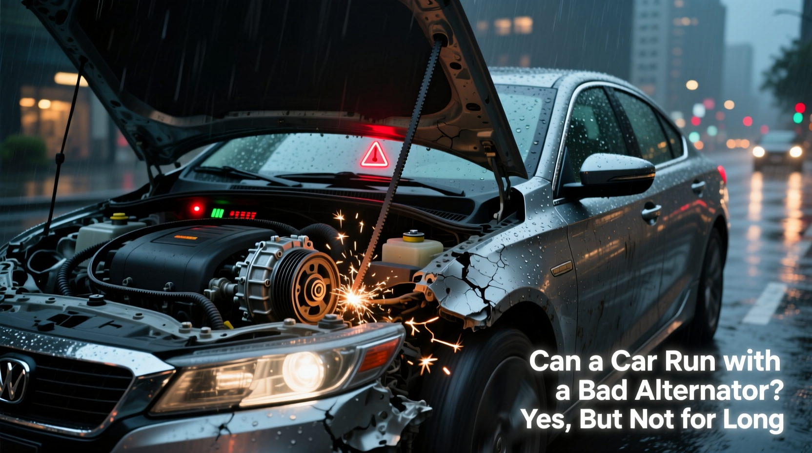 can a car run with a bad alternator