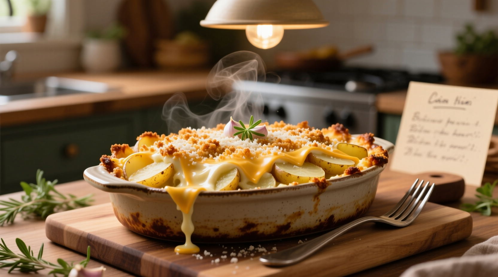 cheesy potato casserole recipe