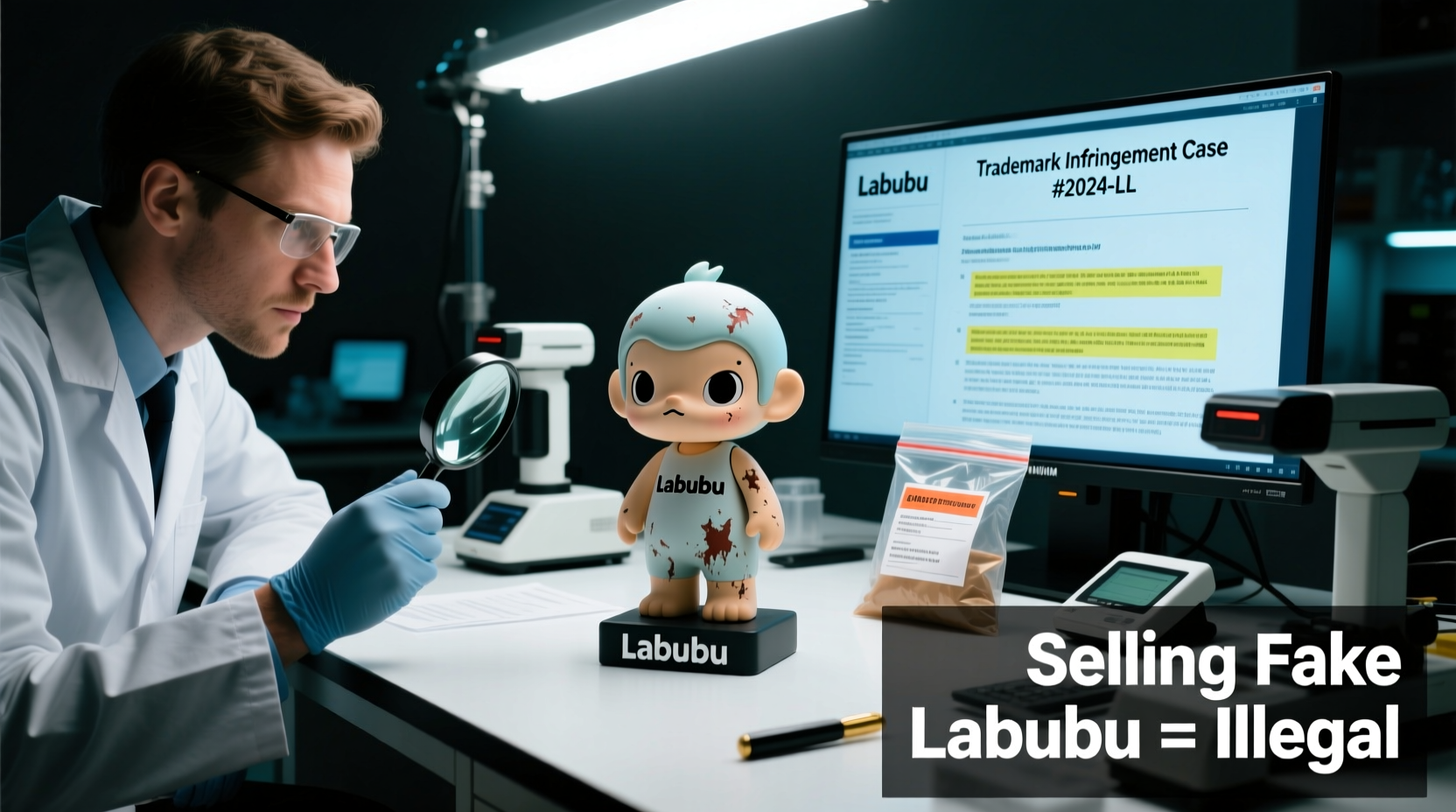 is selling fake labubu illegal
