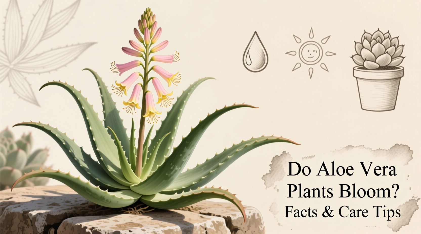do aloe vera plants bloom