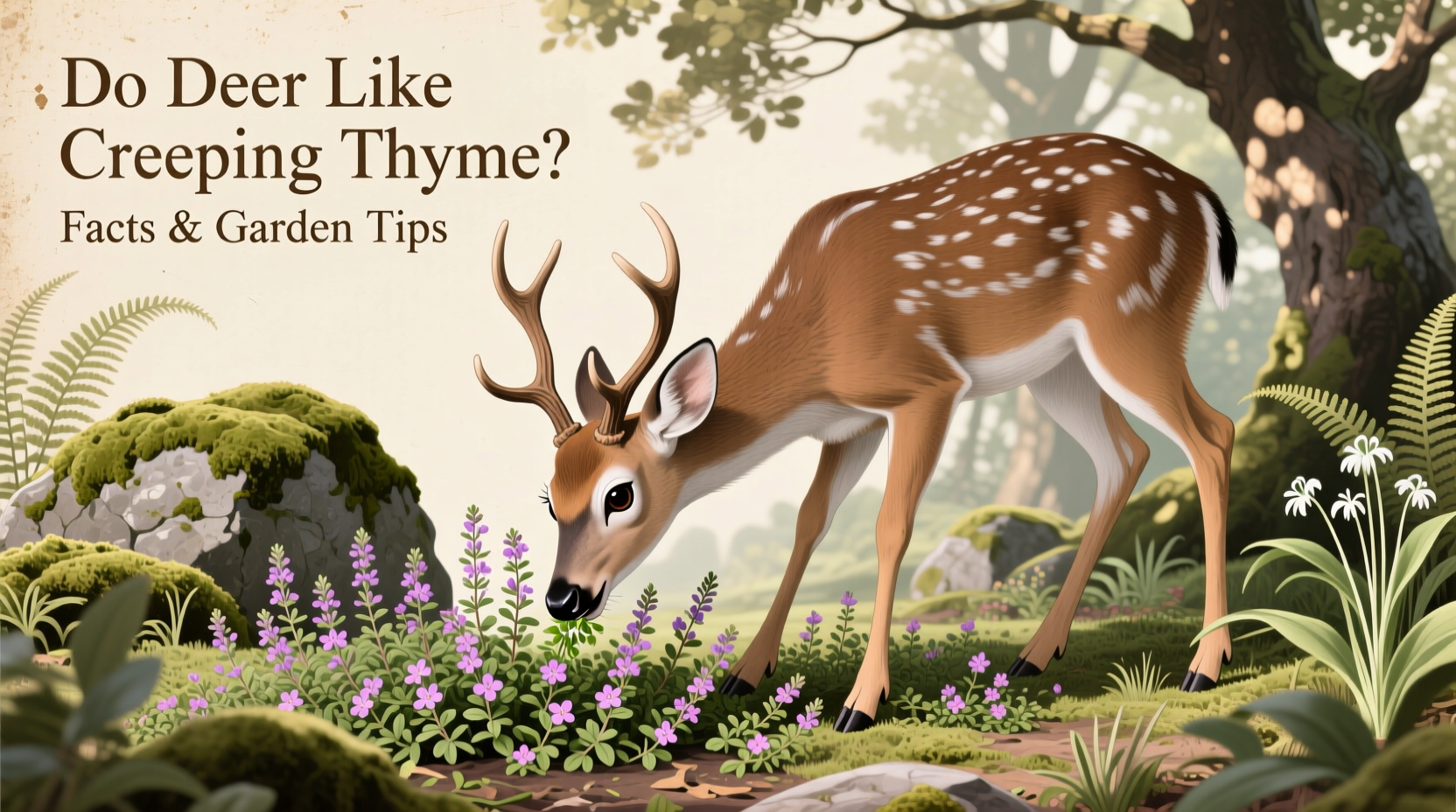 do deer like creeping thyme