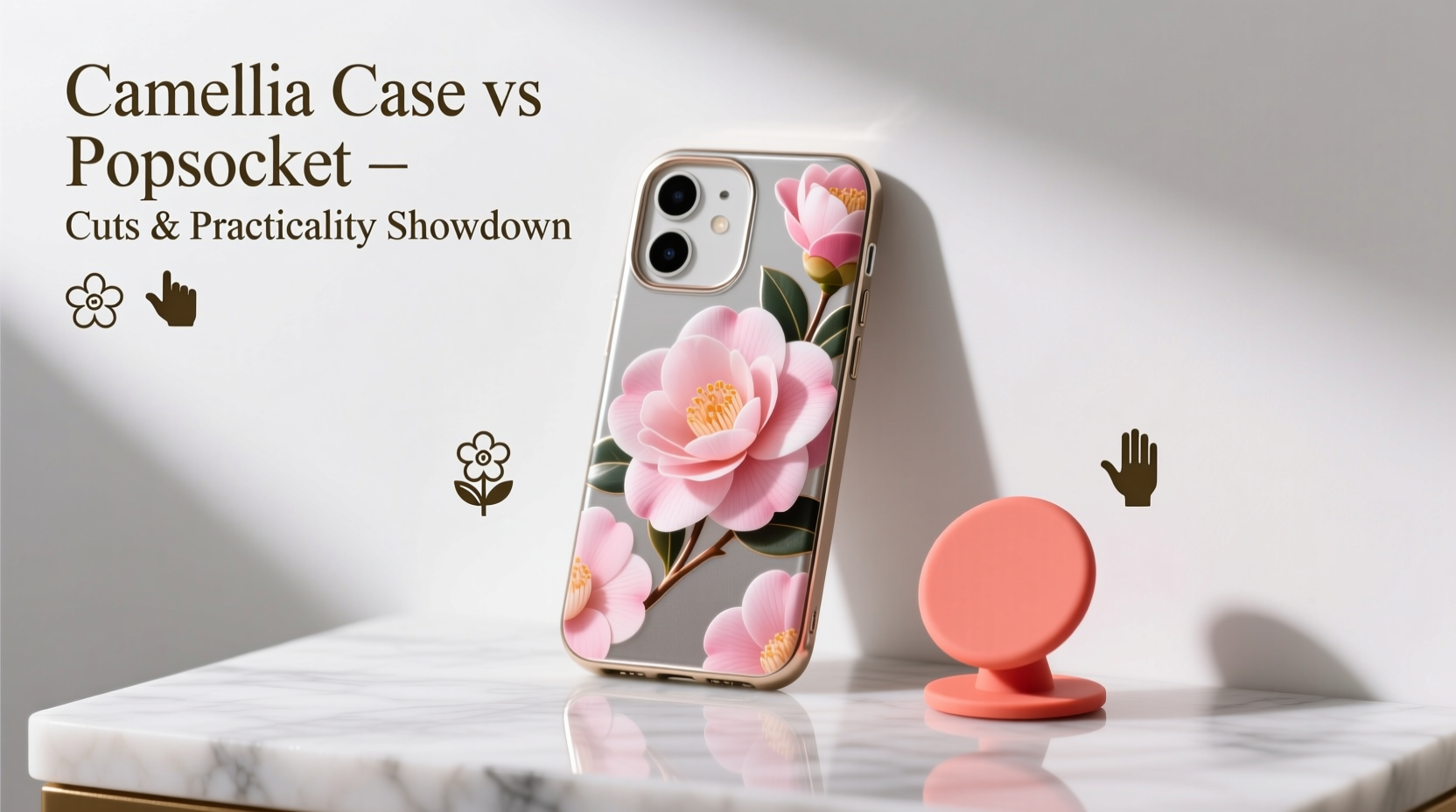 camellia phone case vs popsocket which ones actually cuter and more practical