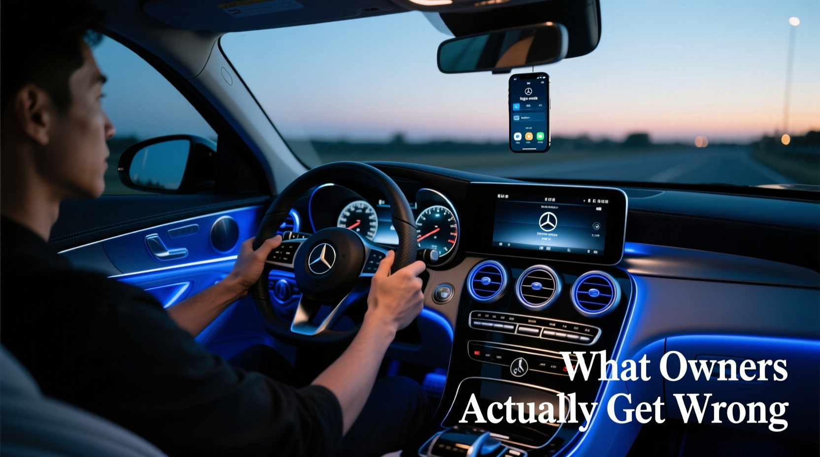 c class ambient lighting mistakes