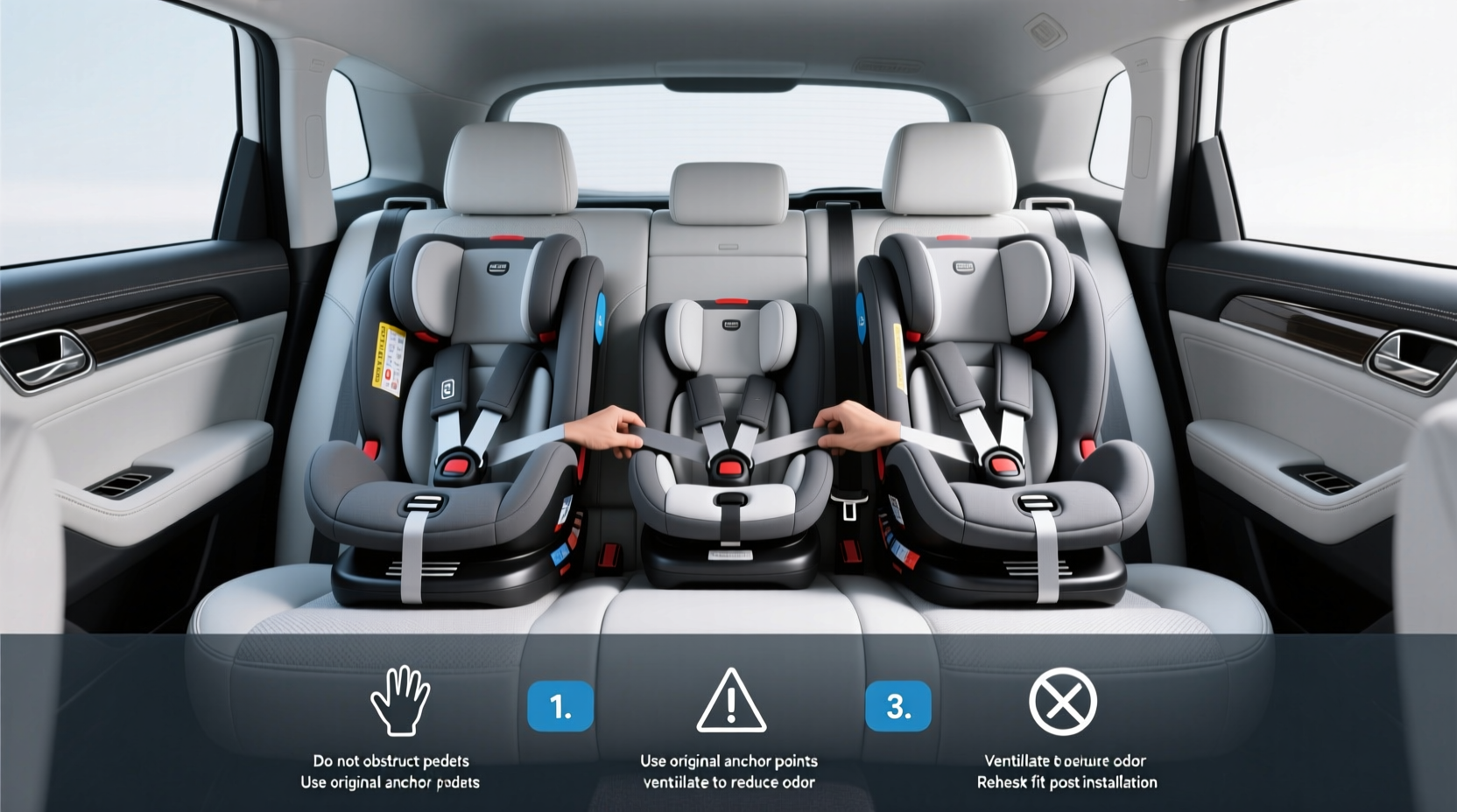 3 child car seat suv