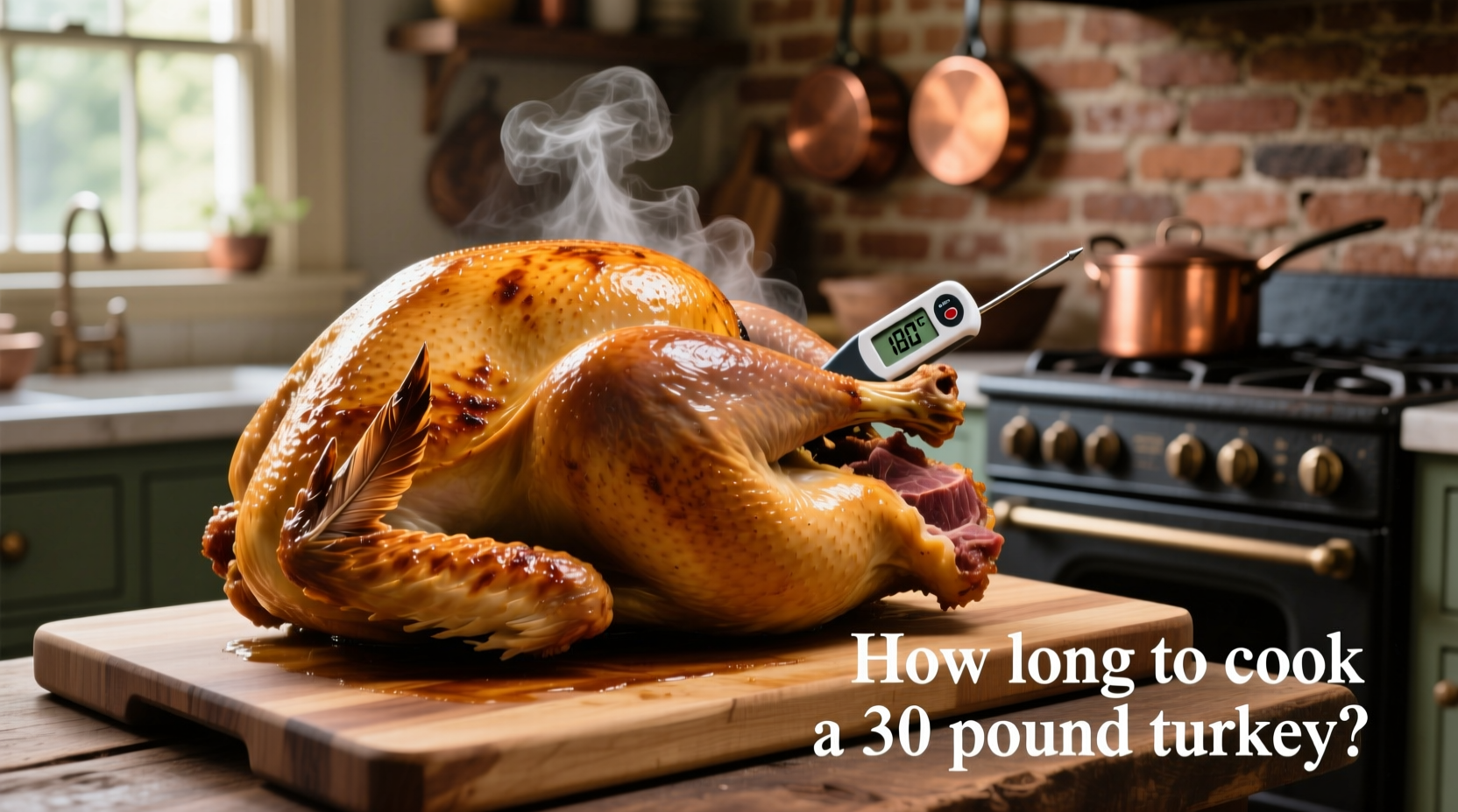 how long to cook a 30 pound turkey