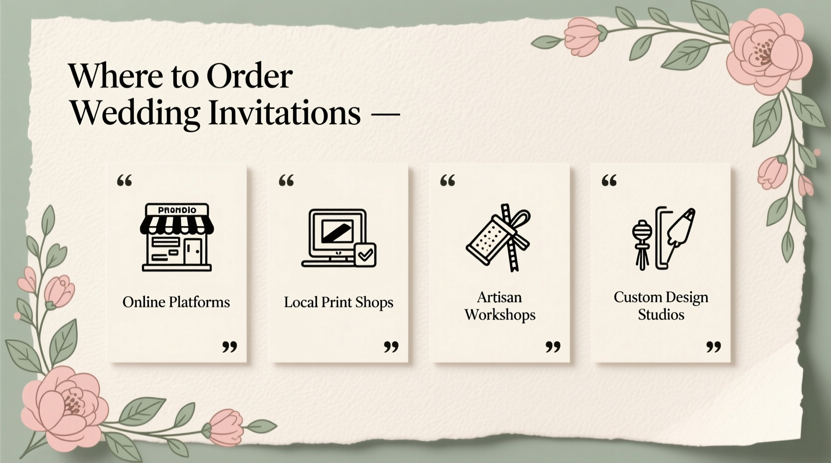 where to order wedding invitations