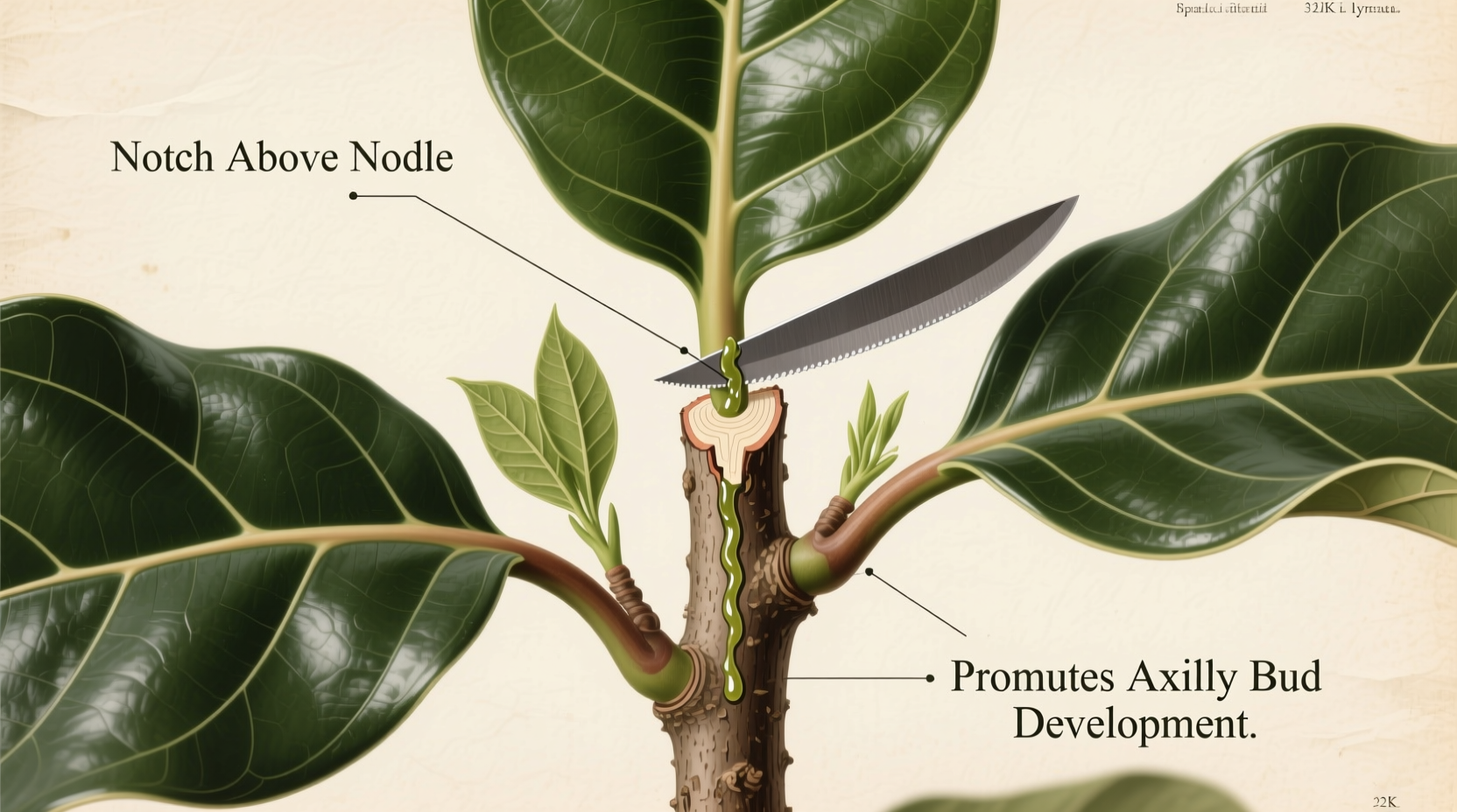 How to Notch a Fiddle Leaf Fig for Bushier Growth