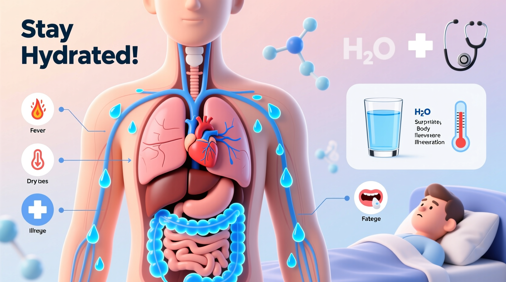 why drink fluids when sick the importance of hydration