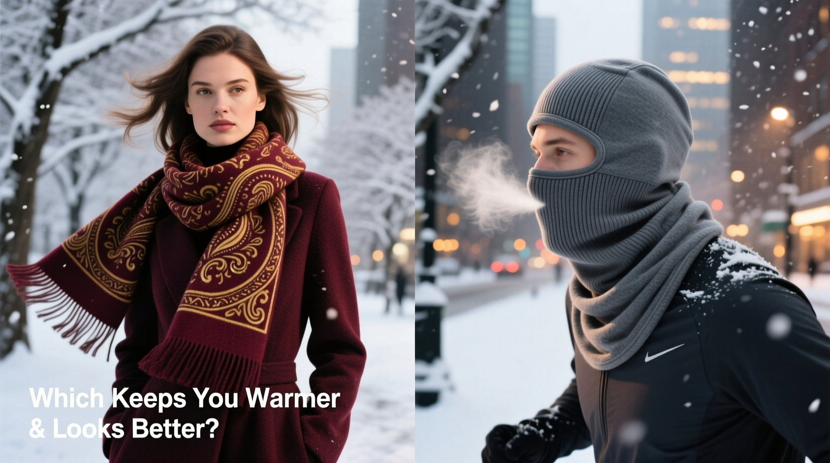 small square scarf vs neck gaiter which one actually keeps you warmer and looks better 3