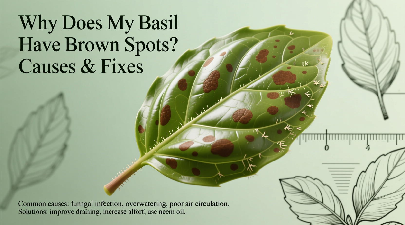 Why Does My Basil Have Brown Spots? Causes & Fixes