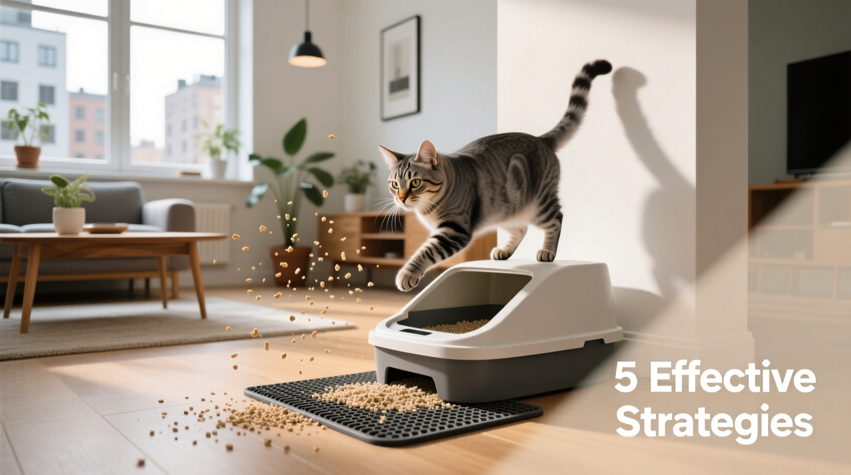 effective strategies to prevent cat litter scatter and keep your home clean 5