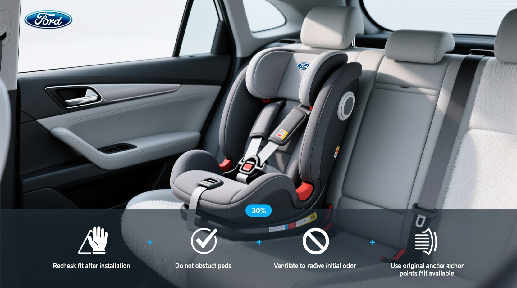 ford fiesta child car seats