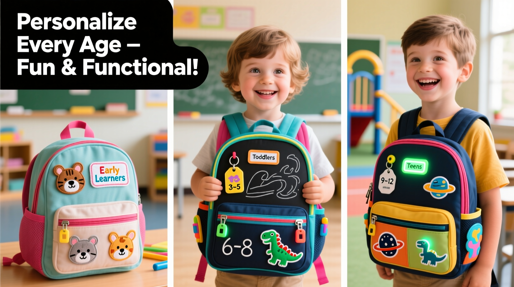 creative and practical ways to personalize your childs school backpack for every age